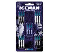 RED DRAGON Gerwyn Price Iceman Nitro Ionic Dart Shaft Collection 5 Juegos por Paquete (15 cañas en Total)