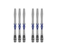 RED DRAGON Gerwyn Price Iceman V-Groove - Tallos azules medianos de aluminio