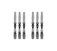 RED DRAGON Gerwyn Price Iceman V-Groove - Tallos Cortos de Aluminio con Logotipo