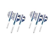 RED DRAGON Gerwyn Price Iceman White Hardcore Vuelo y Nitrotech Stem Combo
