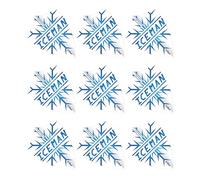 RED DRAGON Hardcore Gerwyn Price Snowflake Freestyle Dart Flights- 3 juegos por paquete (9 vuelos de dardos en total)