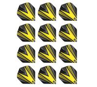 RED DRAGON Hardcore Radical - Juego de 4 Aletas de Dardos (12 Aletas en Total)