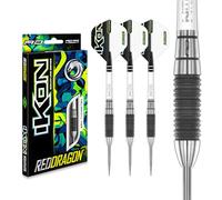 RED DRAGON Ikon - Juego de dardos profesionales de tungsteno con punta de acero, 1,2 mm, 22 g