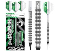 Red Dragon Javelin Series Premium Tungsteno Juego de Dardos Softip con Aletas y Varillas
