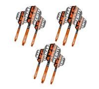 RED DRAGON Peter Wright Combo de vuelo y tallo Pack 2 (3 juegos por paquete)