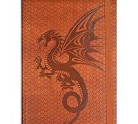 Red Dragon Writing Journal - 140-Page Lined Notebook | Fantasy & Fire-Themed Notebook for Writers, D&D, RPG & Creative Minds | Premium Paperback Diary