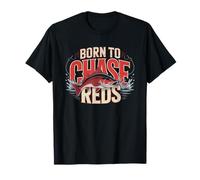 Red Drum Pesca De Nacida para Perseguir Reds Camiseta