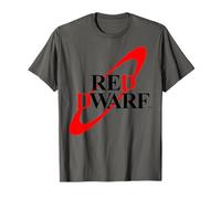 Red Dwarf Original Logo Serie de televisión británica de los 80 Sci Fi Classic Space Camiseta