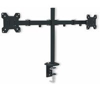 RED EAGLE Pixel Twin Soporte para Monitor 2 monitores 13-27 Pulgadas - Soporte de Mesa Regulable en Altura Giratorio 360 ° - Soporte para Monitor hasta 8 kg - Vesa 75x75 100x100