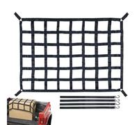 Red Elástica De Carga,Red Carga 4" X para Plataforma Camioneta La Se Estira hasta 12 18' Látex Malla Pequeña Automóviles ATV Barcos SUV Remo