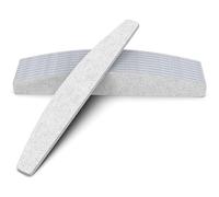 Red Ember Limas de uñas profesionales | 10 piezas de esmeril de doble cara | Herramientas de peinado de uñas para uñas naturales, de gel y acrílicas, accesorios de manicura y pedicura, grueso a fino