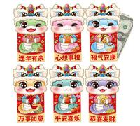 Red Envelope - Money Envelope | 2025 Spring Festival Lucky Money Packets, Traditional Chinese Red Sobres, Year Of The Snake Red Sobres For Chinese New Year - Hong Bao Red Pockets