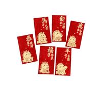 Red Envelopes 2026 Year of the Horse Gold Foil Embossing Lunar New Year 2026 Red Envelopes for Marriage Engagement Birthday Spring Festival Wedding Women Boys Girls Youth Teens
