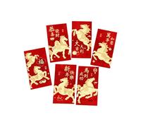 Red Envelopes 2026 Year of the Horse Gold Foil Embossing Lunar New Year 2026 Red Envelopes for Marriage Engagement Birthday Spring Festival Wedding Women Boys Girls Youth Teens