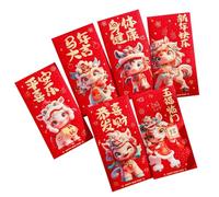 Red Envelopes Chinese - Year Of The Horse Party Pocket, 2026 Money Envelopes For Cash 6 Pieces For Chinese | Spring Festival Birthday Party Celebration Family Gathering, 8.7x16.7cm