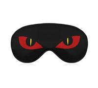 Red Evil Scary Eyes Sleep Mask Blindfold Ajustable Super-Smooth Soft Eye Mask Cover para Hombres Mujeres Viajes y siesta
