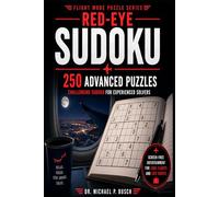 Red-Eye Sudoku: 250 Hard Sudoku Puzzles for Adults (Advanced Brain Games & Logic Puzzle Book for Travel) (Flight Mode Sudoku)