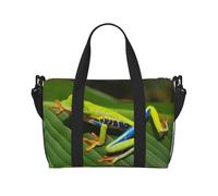 Red Eyed Tree Frog - Bolsa de viaje con correa ajustable, ideal para gimnasio, deportes, pesca, caza, viajes