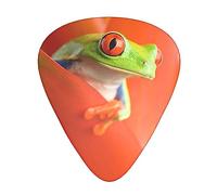 Red Eyes Tree Frogs StOlmx - Juego de púas de guitarra - Diseño de impresión completa, 3 grosores disponibles