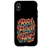 Red Flags Are Hot Relación tóxica Advertencia Amor - Carcasa para iPhone X/XS