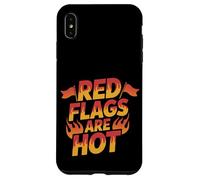 Red Flags Are Hot Relación tóxica ADVERTENCIA AMOR -- Carcasa para iPhone XS Max