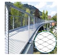 Red Flexible de Cuerda de Acero Inoxidable para Mayor Seguridad y protección en Jardines, Parques Infantiles y barandillas de escaleras.