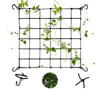 Red Flexible para Tentos,Red Elástica con Ganchos,Red de Cultivo Hidropónico,Red de Apoyo para Plantas,Rejilla Elástica (80 x 80 cm)