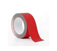 (Red) Floor Anti-slip Tape, 5cm X 5m Quartz Sand Anti-slip Tape