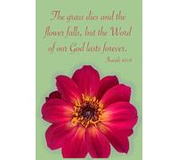 Red Flower Bible Journal: Writing Notebook, Get Closer to God Through Reflection and Journaling