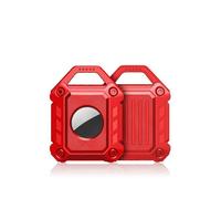 (red)For Apple AirTag Protective Case TPU Cover Air Tag Tracker Loop Holder Key NEW