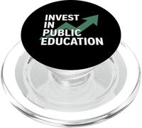 Red for Ed apoya a los Maestros y la educación pública PopSockets PopGrip para MagSafe