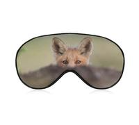 Red Fox - Antifaz para dormir con correa ajustable, cómodo y suave, ayuda para dormir, antifaz que bloquea la luz