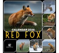 Red Fox Calendar 2026: Planner Featuring Vibrant Foxfire Photography in Natural Scenes, Wild Beauty and Woodland Spirit