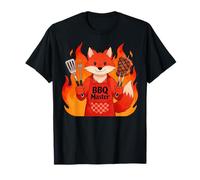 Red Fox Cooking Grill BBQ Funny Gift Red Fox Camiseta