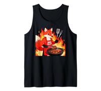 Red Fox Cooking Grill BBQ Funny Gift Red Fox Camiseta sin Mangas