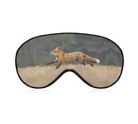 Red Fox - Máscara de ojos para correr, para hombres, mujeres, niños, para dormir de noche, cubierta de sombra de ojos y venda para los ojos, bloquea la luz, suave comodidad para viajes
