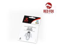 Red Fox Studio RFSQS-48026 -1/48 Saab AJ-37 Viggen (para Italeri Kit) - Nuevo