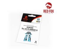 Red Fox Studio RFSQS-48037 - 1/48 Su-33 Flanker D ( para Kinetic Conjunto) -