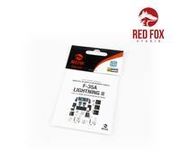 Red Fox Studio RFSQS-48140 - 1/48 F-35A LIGHTNING II (Para Kit Tamiya) - Nuevo