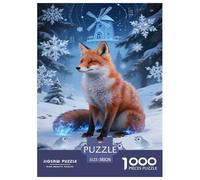 Red Fox1000 Pieza Puzzleanimal Rompecabezas para Adultos Imposible Y Niños +14 Años Colores Variados38x26cm/1000pcs