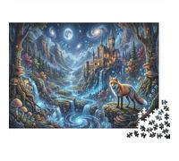 Red FoxRompecabezas Premium De 1000 Piezas Cartón Castillo Galaxy Antistrés Entretenimiento Familiar, Regalo Ideal para Tiempo Libre Y Hobby 70x50cm/1000pcs