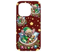 Red Frenchie Accessories For Women Men Who Love Christmas Carcasa para iPhone 15 Pro