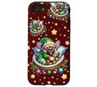 Red Frenchie Accessories For Women Men Who Love Christmas Carcasa para iPhone SE (2020) / 7/8