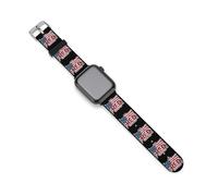 Red Friday Remember Everyone - Correas de reloj desplegadas de silicona de repuesto compatibles con Apple Watch, 42mm/44mm, Acero inoxidable, Amatista