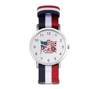 RED Friday Remember Everyone - Reloj deportivo para hombres y mujeres, correa de nailon, reloj analógico de cuarzo