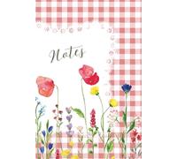 Red Gingham Garden: Charming Rustic Wildflower Notebook; Picnic Vintage Country - Perfect for Journaling Notes, Dreams, Lists, Creative Writing & Everyday Thoughts