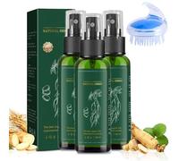 Red Ginseng Hair Regeneration Spray,Korea Ginseng Hair Regrowth Serum Spray, Ginger Hair Growth Spray Serum for Women & Men (3pcs)