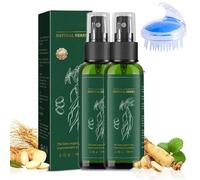 Red Ginseng Hair Regeneration Spray,Korea Ginseng Hair Regrowth Serum Spray, Ginger Hair Growth Spray Serum for Women & Men (2pcs)