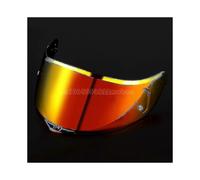 (Red Gold) Helmet Visor For Agv K1 K3 Sv K5 Motorcycle Helmet Glasses Motorbike Helmet Discoloration Lens Night Vision Visor