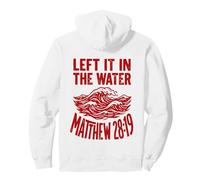 Red Groovy Wave lo dejó en el Agua Mateo 28:19 Sudadera con Capucha
